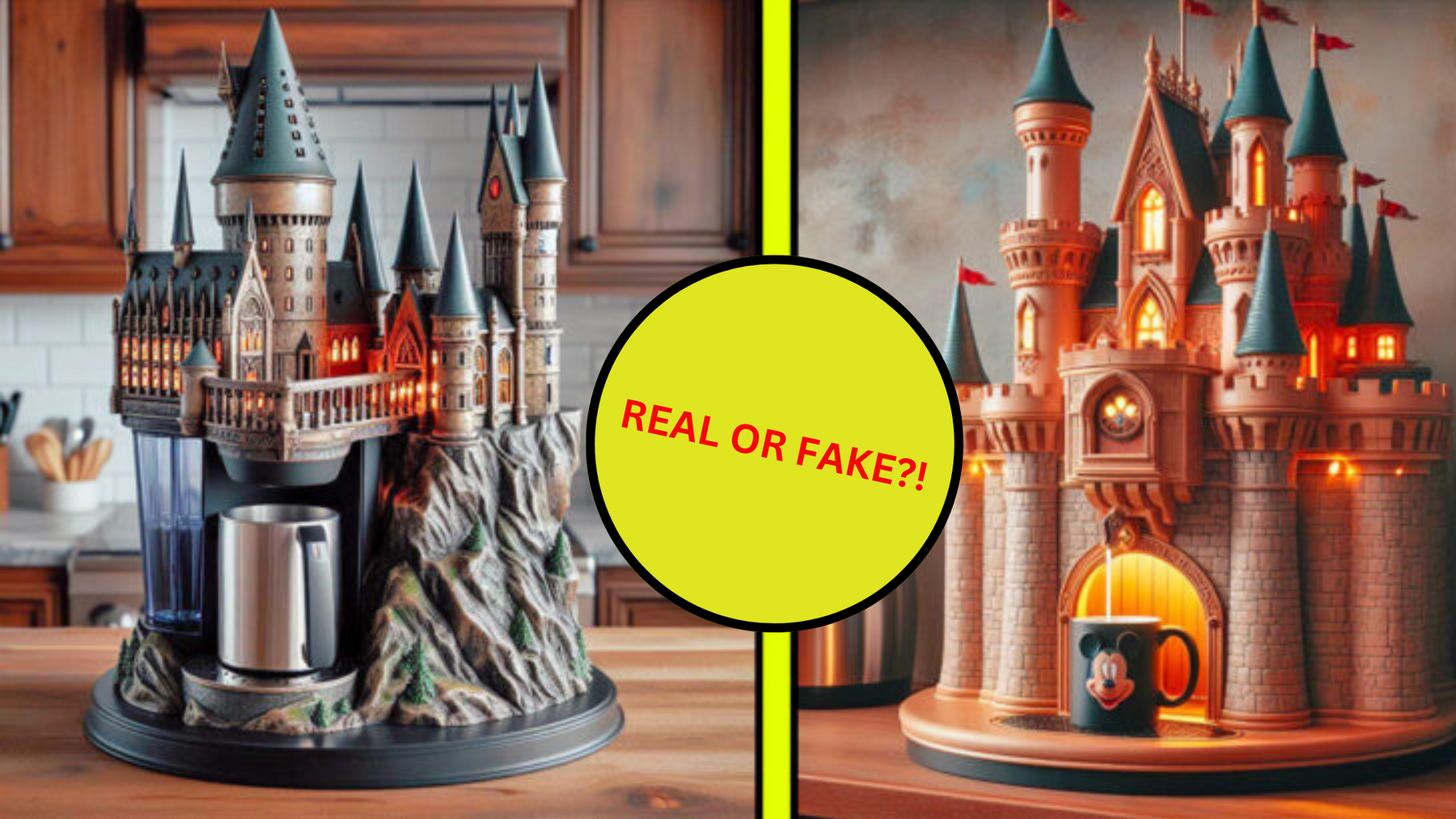 These Hogwarts and Disney Castle Coffee Makers are HOT!!!