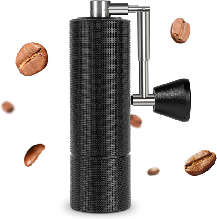 TIMEMORE Chestnut C3 MAX PRO Manual Coffee Grinder with Foldable Handle, Stainless Steel Conical Burr Coffee Grinder - Black