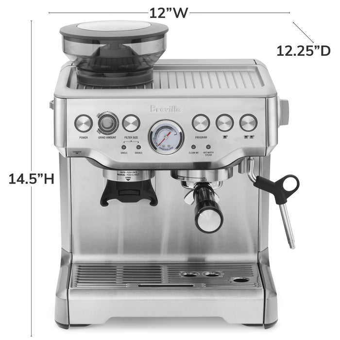 Breville Barista Touch Espresso Machine, 67 fluid ounces, Brushed Stainless Steel, BES880BSS